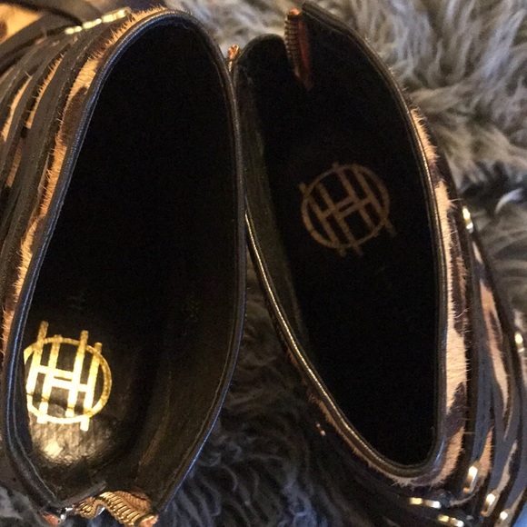 House of Harlow pony hair wedge 6.5 - Picture 5 of 6